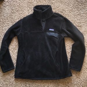 Women’s Patagonia Pullover w/ Pockets Black Size M